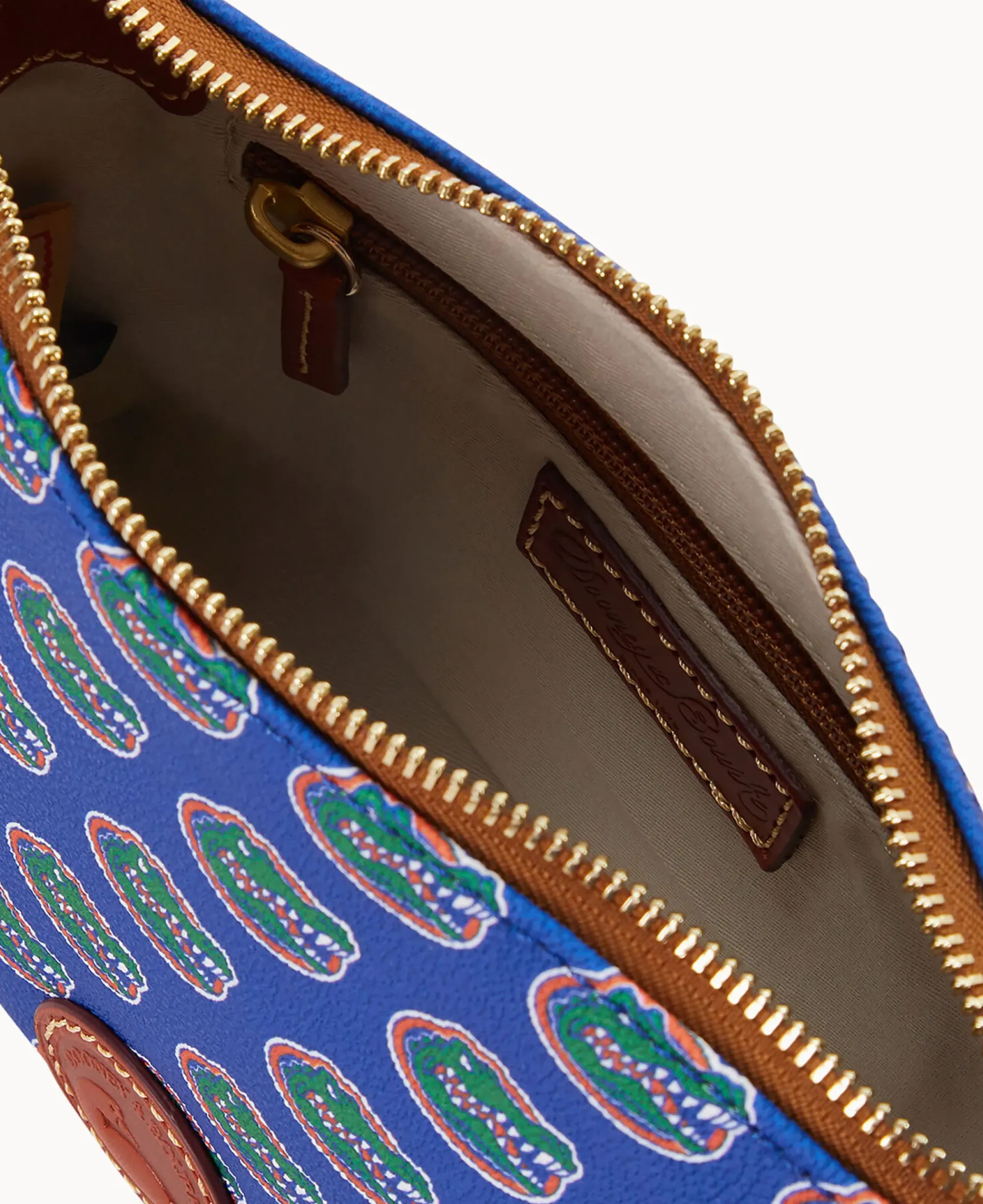 Dooney & Bourke Game Day Ready|Printed Fabric<Collegiate a Crossbody Pouchette University of Florid