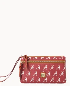 Dooney & Bourke Grab and Go|Wristlets<Collegiate a Double Zip Wristlet University of Alabam