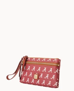 Dooney & Bourke Grab and Go|Wristlets<Collegiate a Double Zip Wristlet University of Alabam