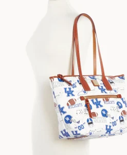 Dooney & Bourke Game Day Ready|Printed Fabric<Collegiate University of Kentucky Tote U OF KENTUCKY