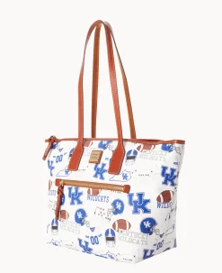 Dooney & Bourke Game Day Ready|Printed Fabric<Collegiate University of Kentucky Tote U OF KENTUCKY