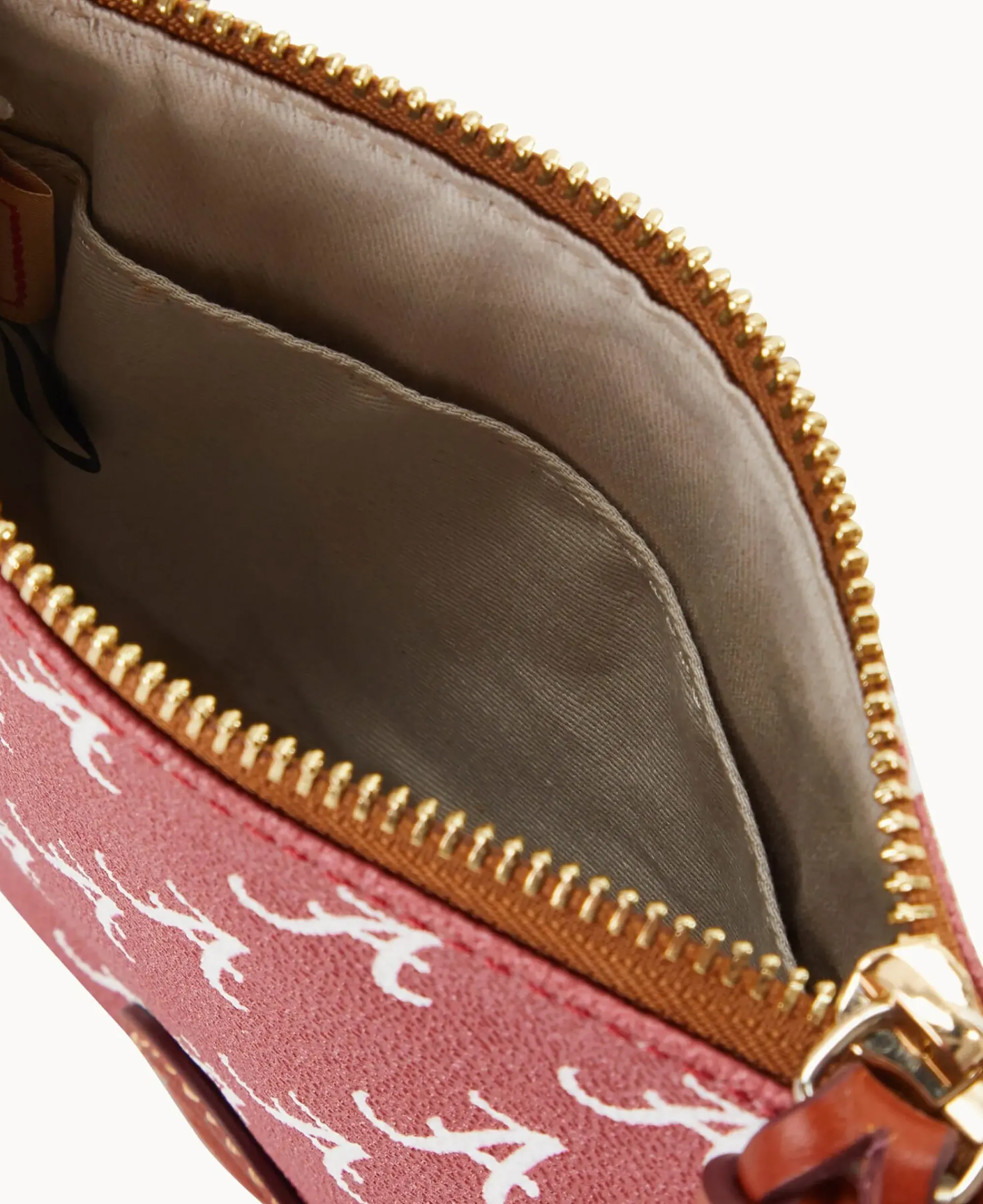 Dooney & Bourke Game Day Ready|Printed Fabric<Collegiate a Small North South Top Zip Crossbody University of Alabam