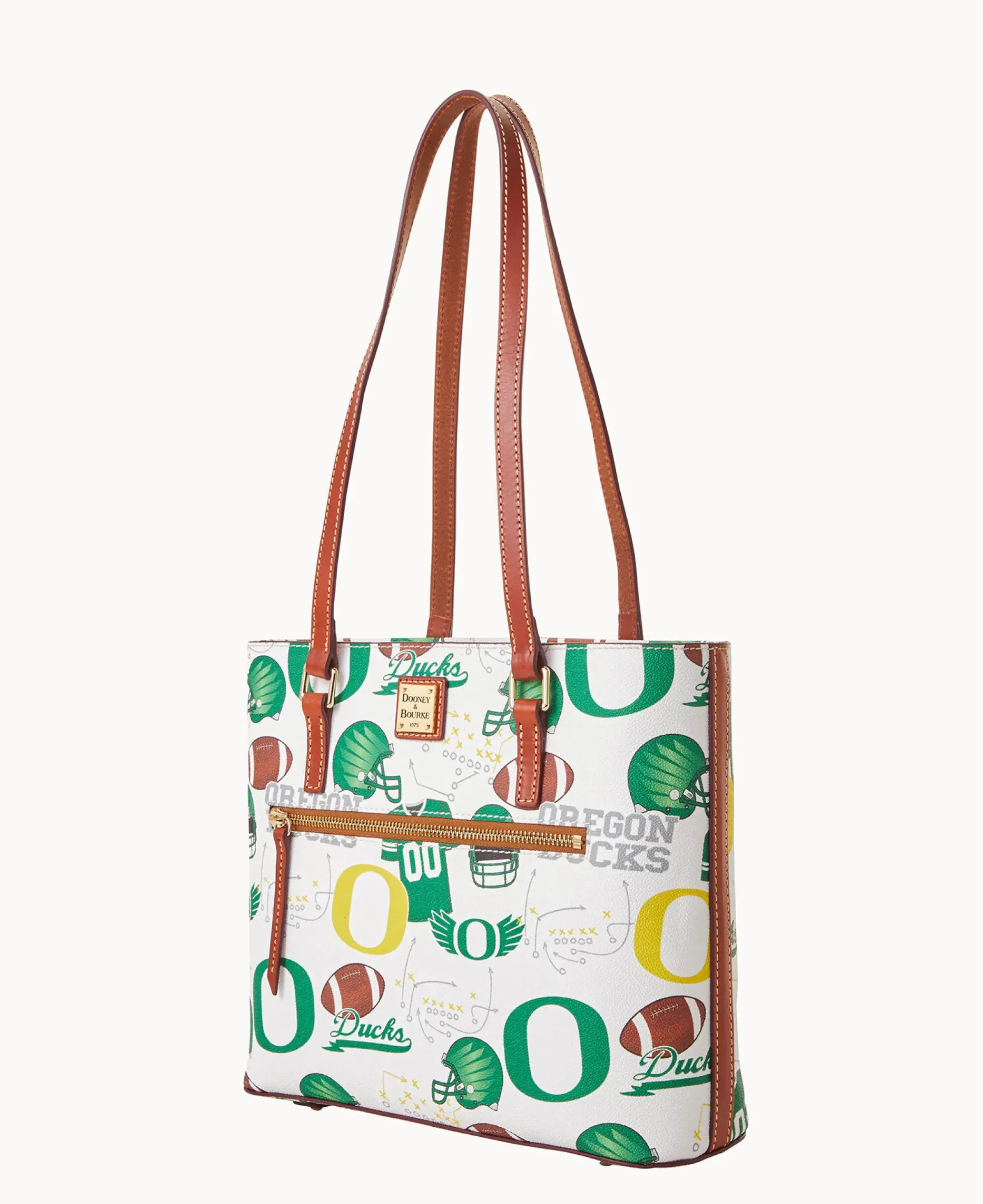 Dooney & Bourke Game Day Ready|Printed Fabric<Collegiate University of Shopper OREGON