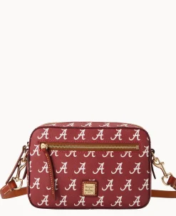 Dooney & Bourke Game Day Ready|Printed Fabric<Collegiate University of Alabama Camera Zip Crossbody U OF ALABAMA