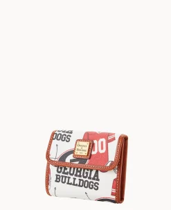 Dooney & Bourke Grab and Go|Wallets<Collegiate a Flap Credit Card Wallet University of Georgi