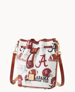 Dooney & Bourke Game Day Ready|Printed Fabric<Collegiate University of Alabama Small Drawstring U OF ALABAMA