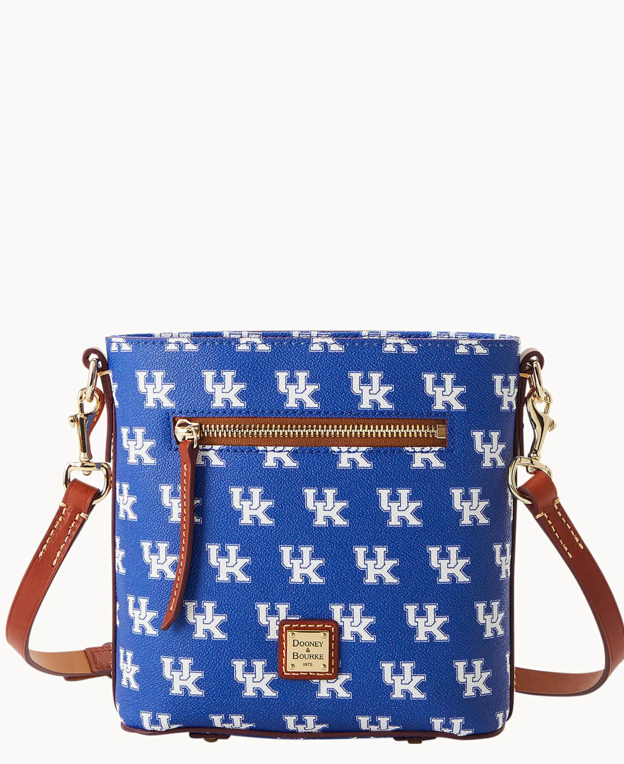 Dooney & Bourke Game Day Ready|Printed Fabric<Collegiate University of Kentucky Small Zip Crossbody U OF KENTUCKY