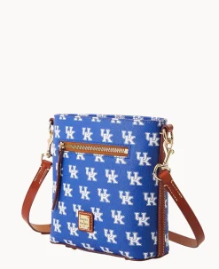 Dooney & Bourke Game Day Ready|Printed Fabric<Collegiate University of Kentucky Small Zip Crossbody U OF KENTUCKY