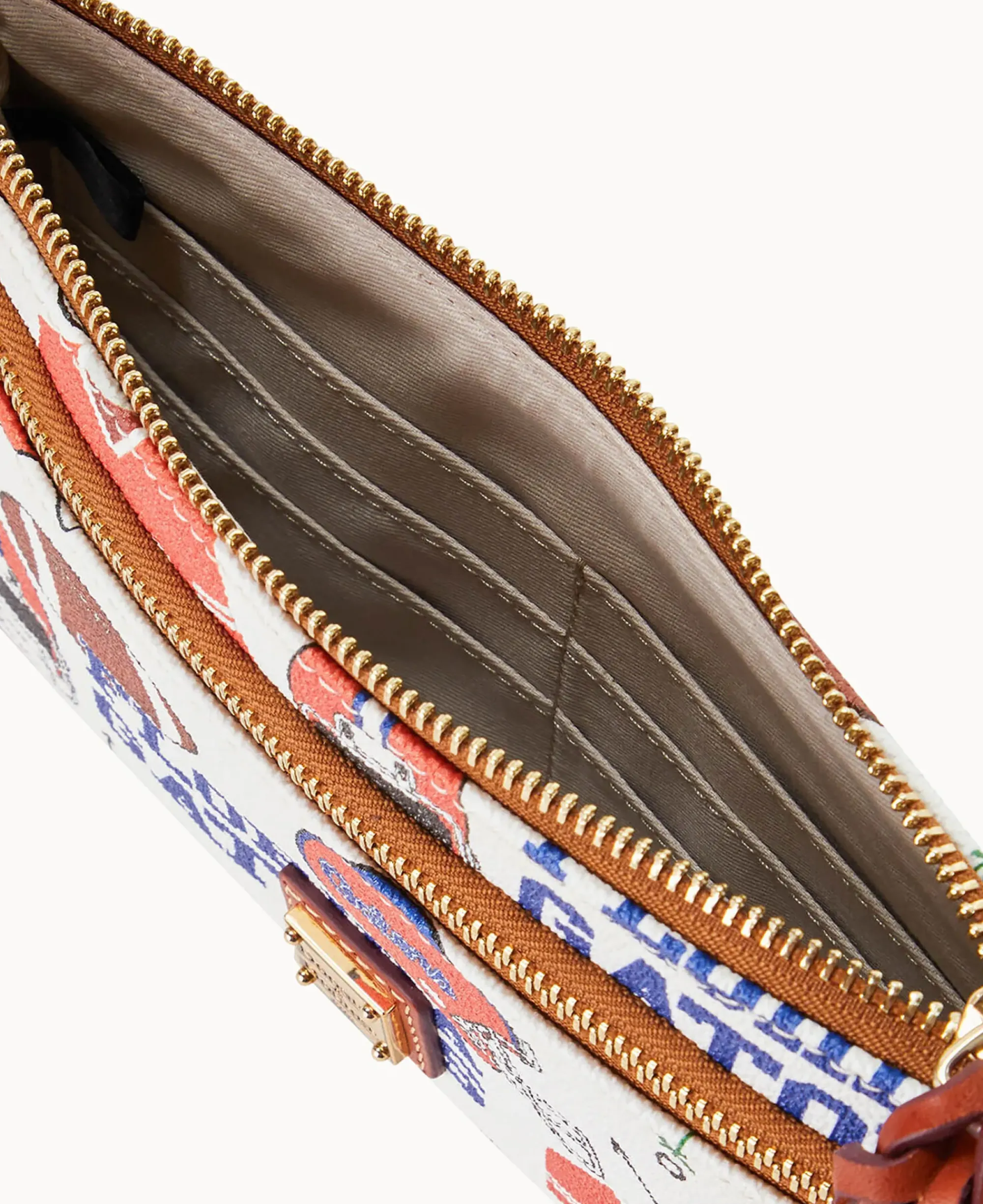 Dooney & Bourke Grab and Go|Wristlets<Collegiate a Double Zip Wristlet University of Florid