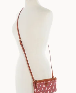 Dooney & Bourke Game Day Ready|Printed Fabric<Collegiate a Large Slim Crossbody University of Alabam