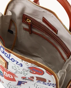 Dooney & Bourke Game Day Ready|Printed Fabric<Collegiate University of Zip Pod Backpack Florida