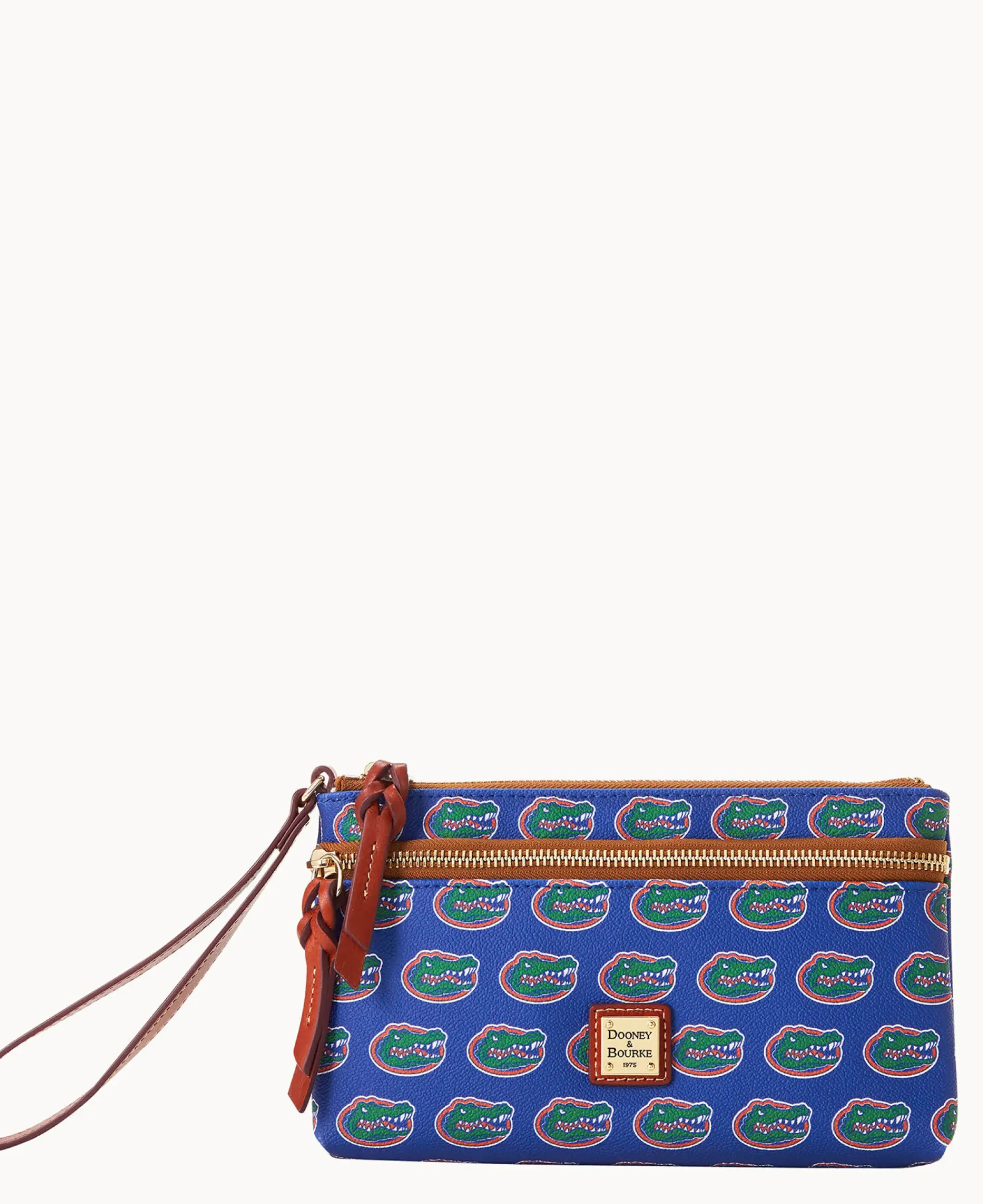 Dooney & Bourke Grab and Go|Wristlets<Collegiate a Double Zip Wristlet University of Florid