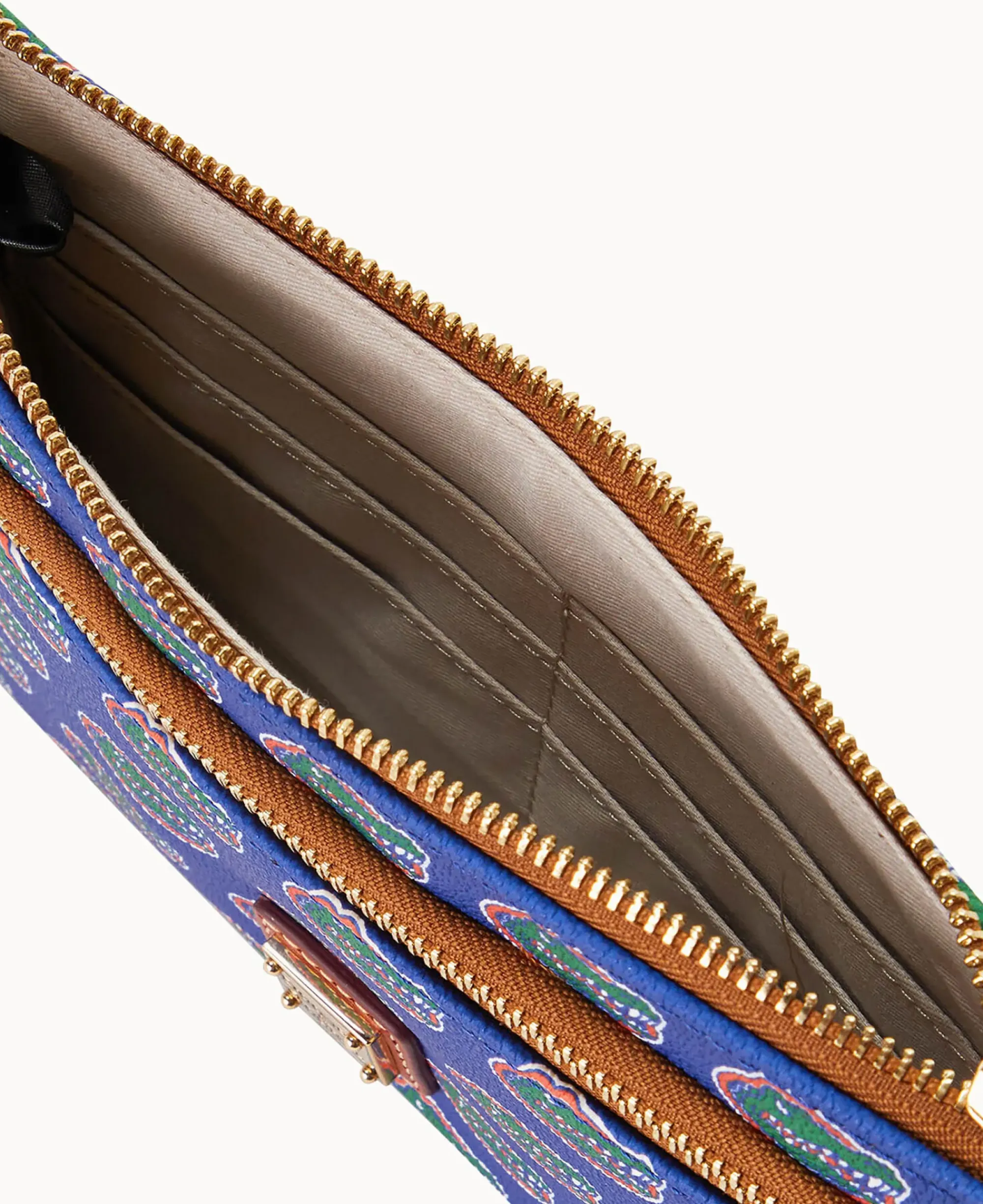 Dooney & Bourke Grab and Go|Wristlets<Collegiate a Double Zip Wristlet University of Florid