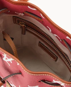 Dooney & Bourke Printed Fabric|Mini Bags<Collegiate University of Small Drawstring Alabama