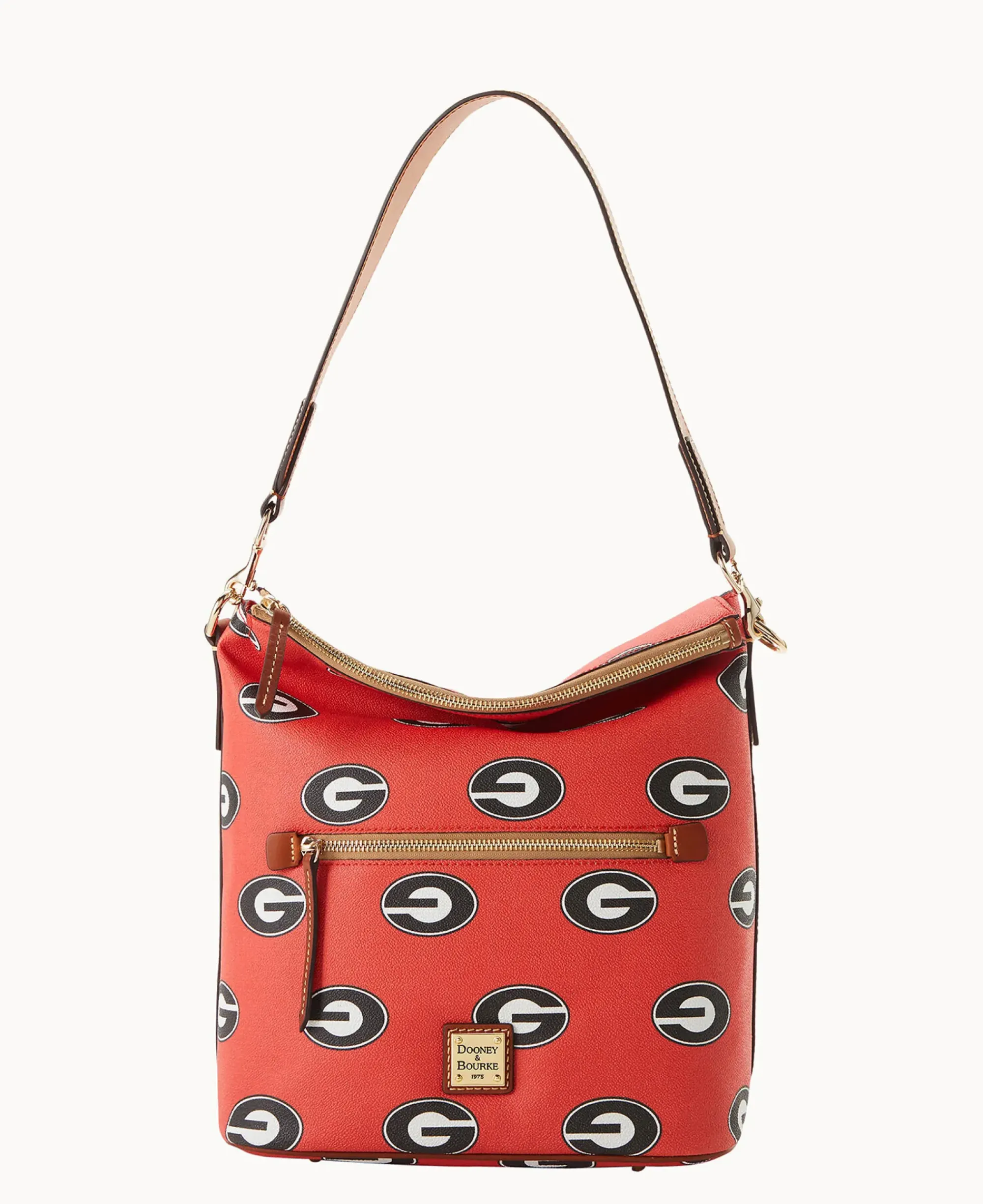Dooney & Bourke Printed Fabric|Shoulder Bags<Collegiate University of Large Sac Georgia