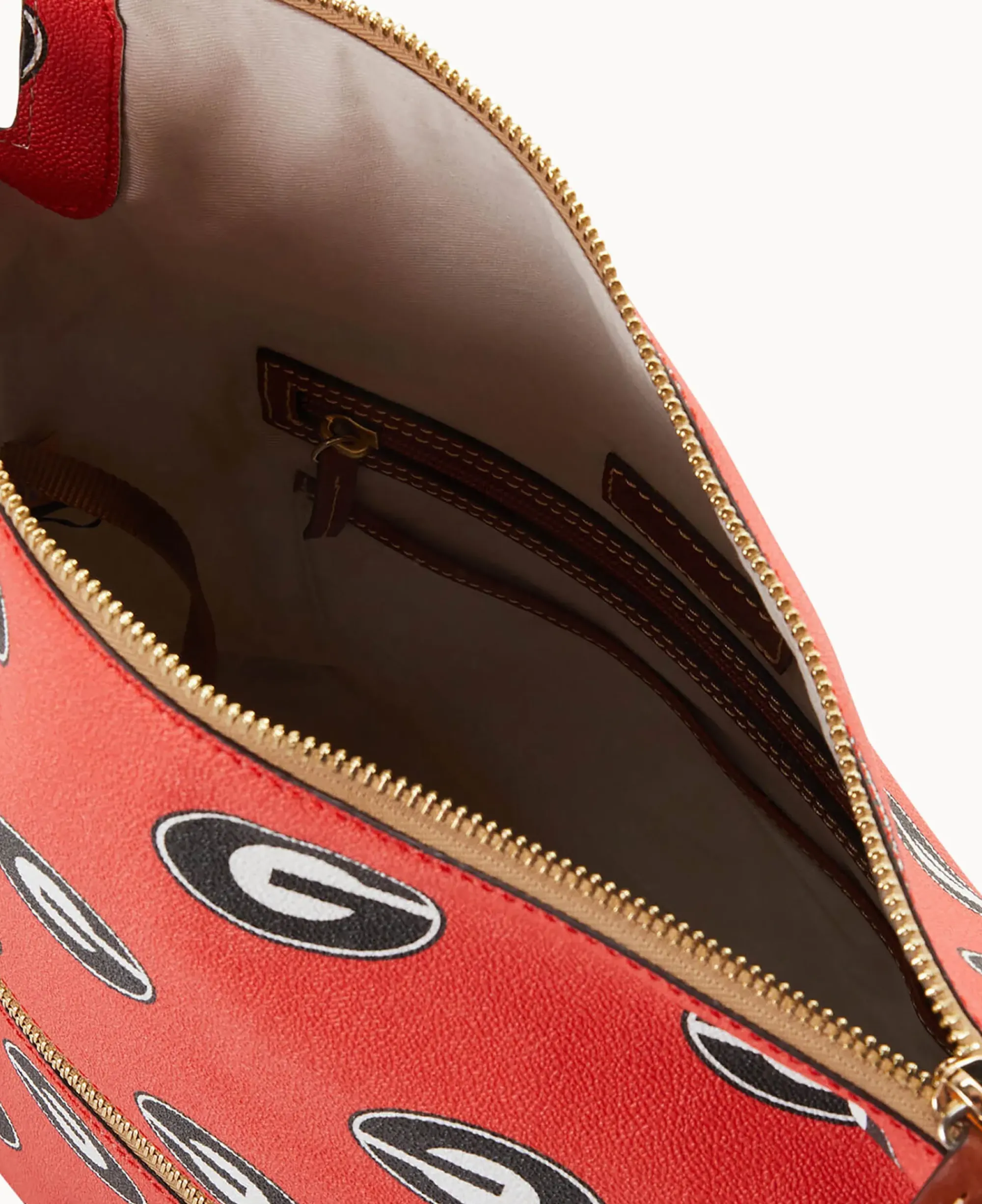 Dooney & Bourke Printed Fabric|Shoulder Bags<Collegiate University of Large Sac Georgia