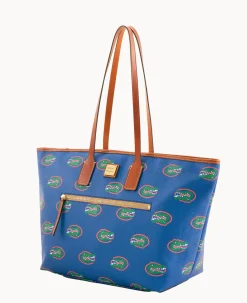 Dooney & Bourke Printed Fabric|Shoulder Bags<Collegiate University of Large Tote Florida