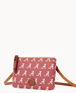 Dooney & Bourke Game Day Ready|Printed Fabric<Collegiate a Top Zip Crossbody University of Alabam