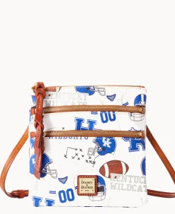 Dooney & Bourke Game Day Ready|Printed Fabric<Collegiate University of Kentucky N S Triple Zip Crossbody U OF KENTUCKY