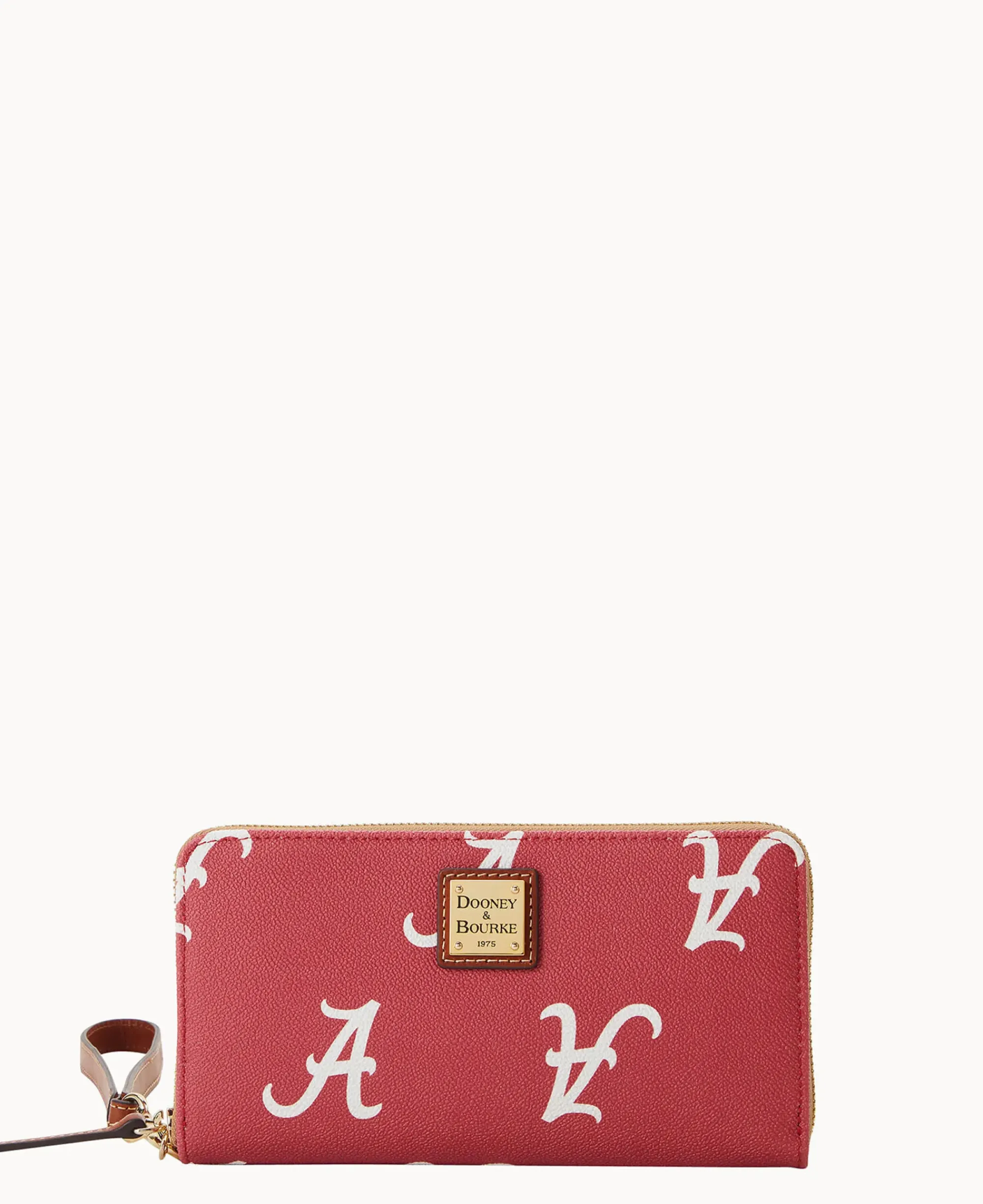 Dooney & Bourke Grab and Go|Wristlets<Collegiate University of Large Zip Around Wristlet Alabama