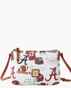 Dooney & Bourke Game Day Ready|Printed Fabric<Collegiate University of Alabama Crossbody Pouchette U OF ALABAMA