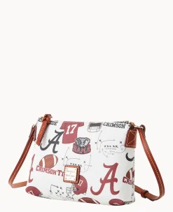 Dooney & Bourke Game Day Ready|Printed Fabric<Collegiate University of Alabama Crossbody Pouchette U OF ALABAMA