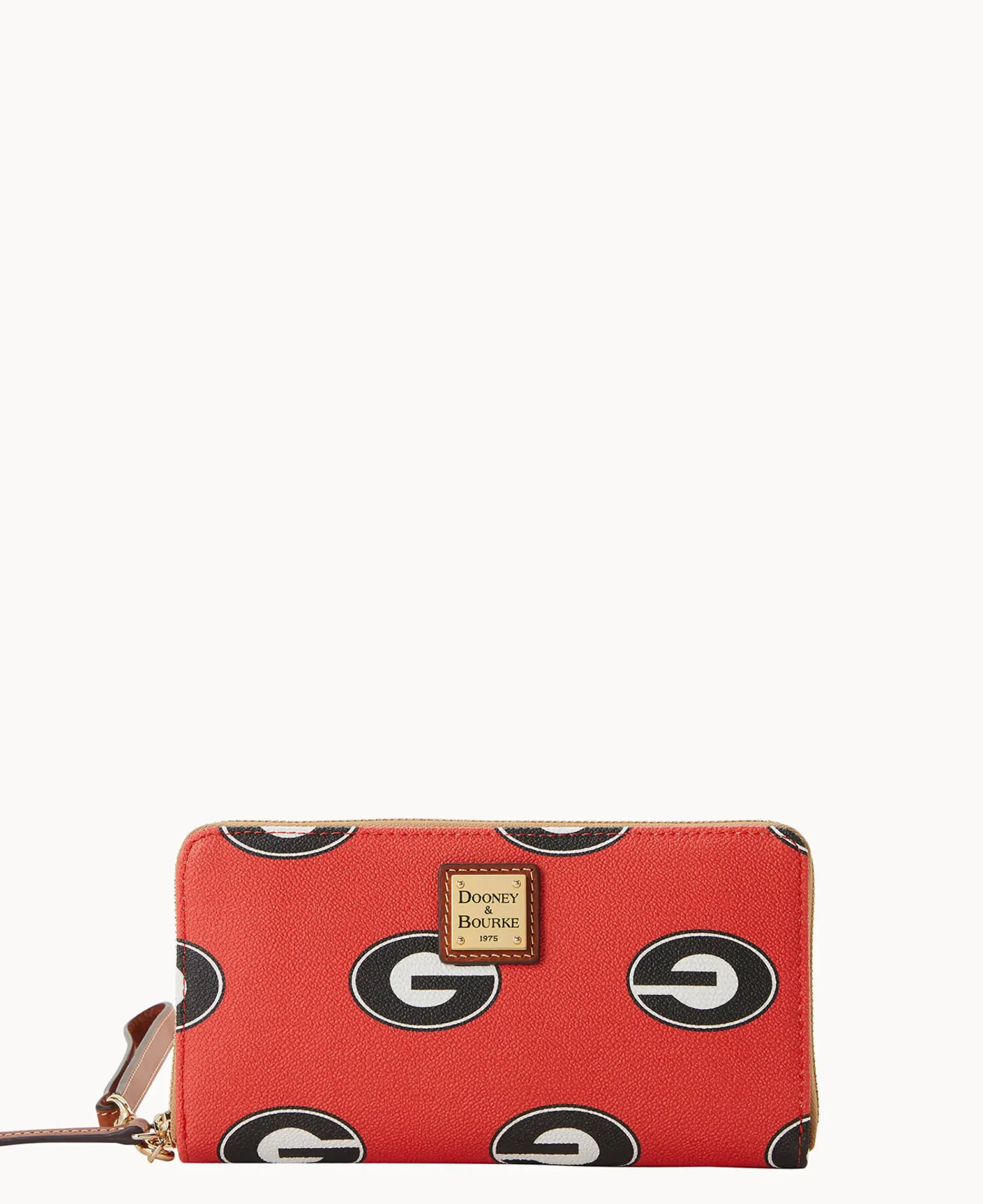 Dooney & Bourke Grab and Go|Wristlets<Collegiate University of Large Zip Around Wristlet Georgia