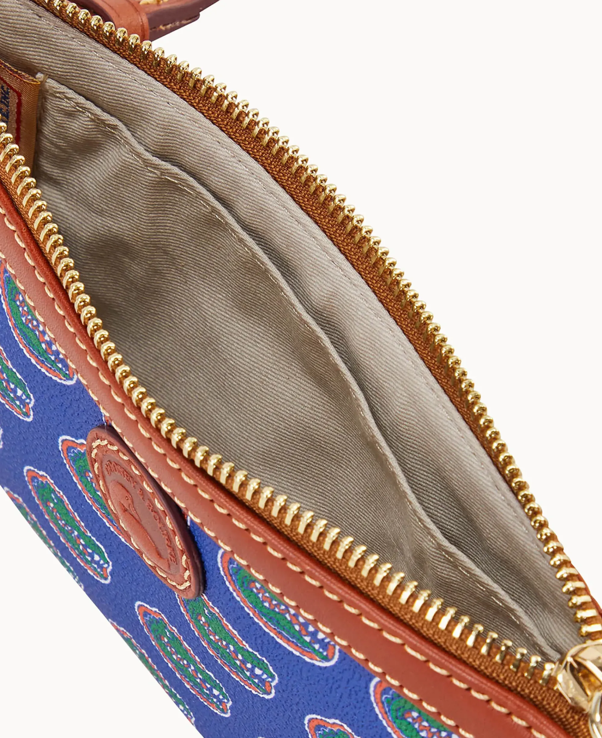 Dooney & Bourke Game Day Ready|Printed Fabric<Collegiate a Large Slim Crossbody University of Florid