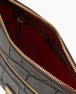 Dooney & Bourke Exotic Leather|Mini Bags<Denison Allison Crossbody Smoke Grey