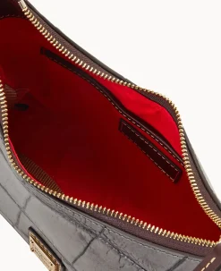 Dooney & Bourke Picnic in the Park|Exotic Leather<Denison Baguette Smoke Grey