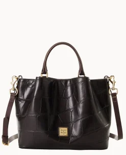 Dooney & Bourke Picnic in the Park|Exotic Leather<Denison Barlow Espresso