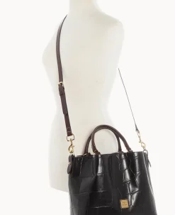Dooney & Bourke Picnic in the Park|Exotic Leather<Denison Barlow Espresso