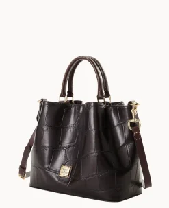 Dooney & Bourke Picnic in the Park|Exotic Leather<Denison Barlow Espresso