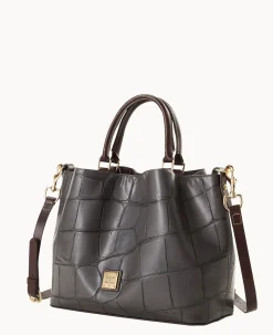 Dooney & Bourke Picnic in the Park|Exotic Leather<Denison Barlow Smoke Grey