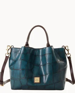 Dooney & Bourke Picnic in the Park|Exotic Leather<Denison Barlow Deep Teal