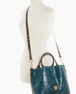 Dooney & Bourke Picnic in the Park|Exotic Leather<Denison Barlow Deep Teal