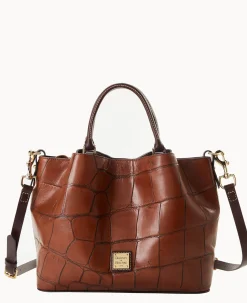 Dooney & Bourke Picnic in the Park|Exotic Leather<Denison Barlow Cognac