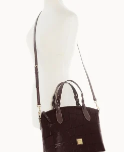 Dooney & Bourke Picnic in the Park|Exotic Leather<Denison Celeste Satchel Espresso