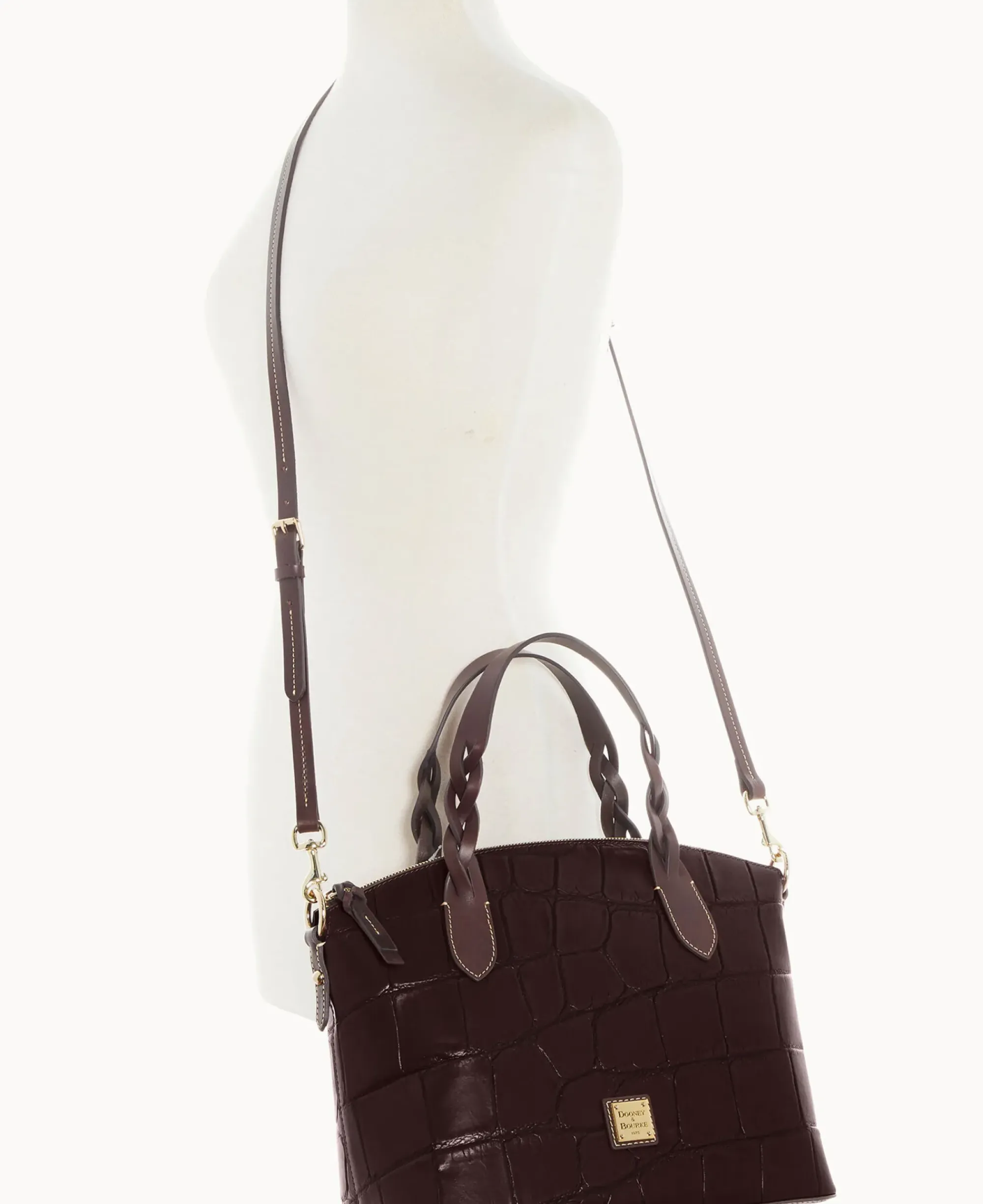 Dooney & Bourke Picnic in the Park|Exotic Leather<Denison Celeste Satchel Espresso