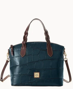 Dooney & Bourke Picnic in the Park|Exotic Leather<Denison Celeste Satchel Deep Teal
