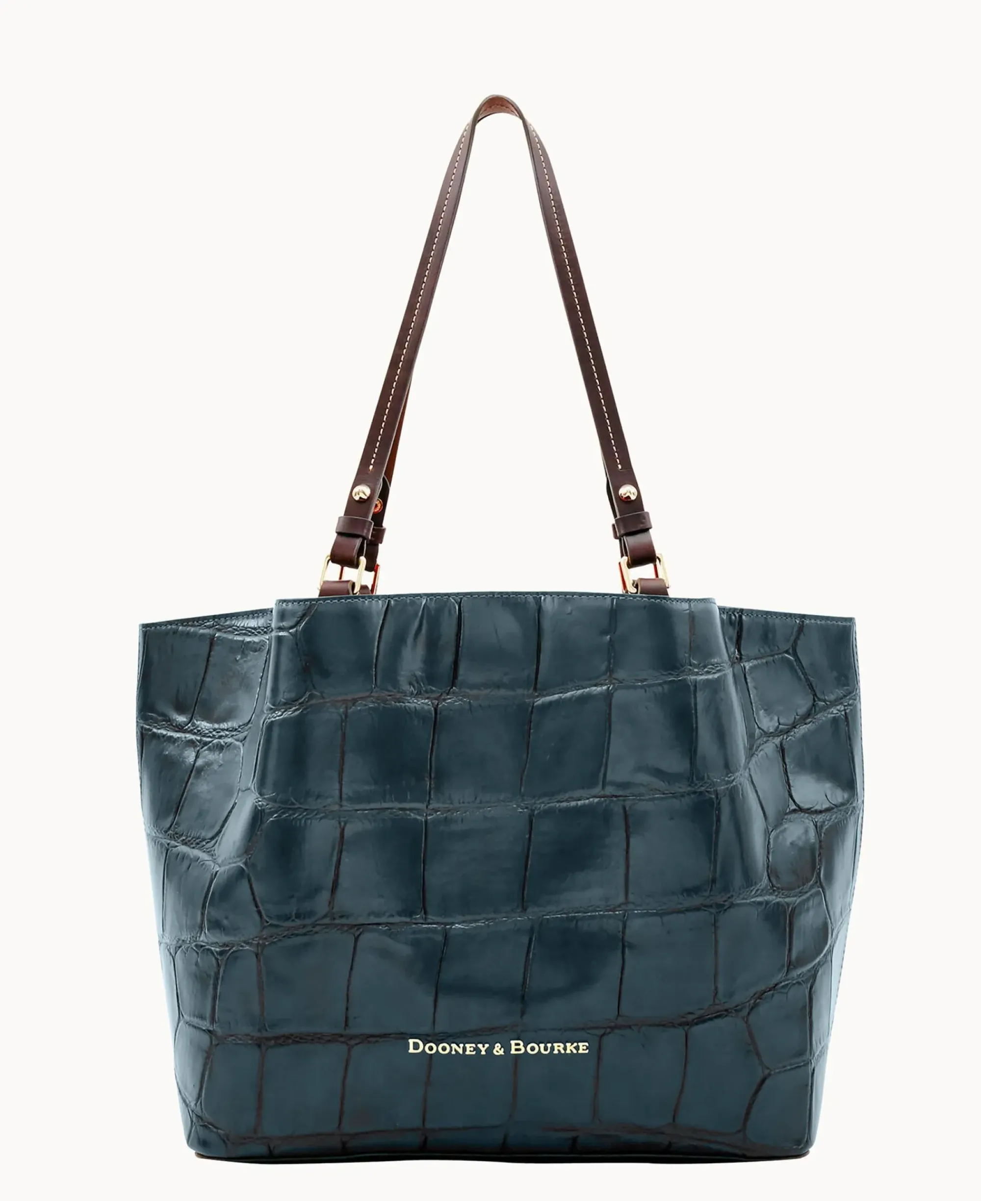 Dooney & Bourke Picnic in the Park|Exotic Leather<Denison Flynn Deep Teal