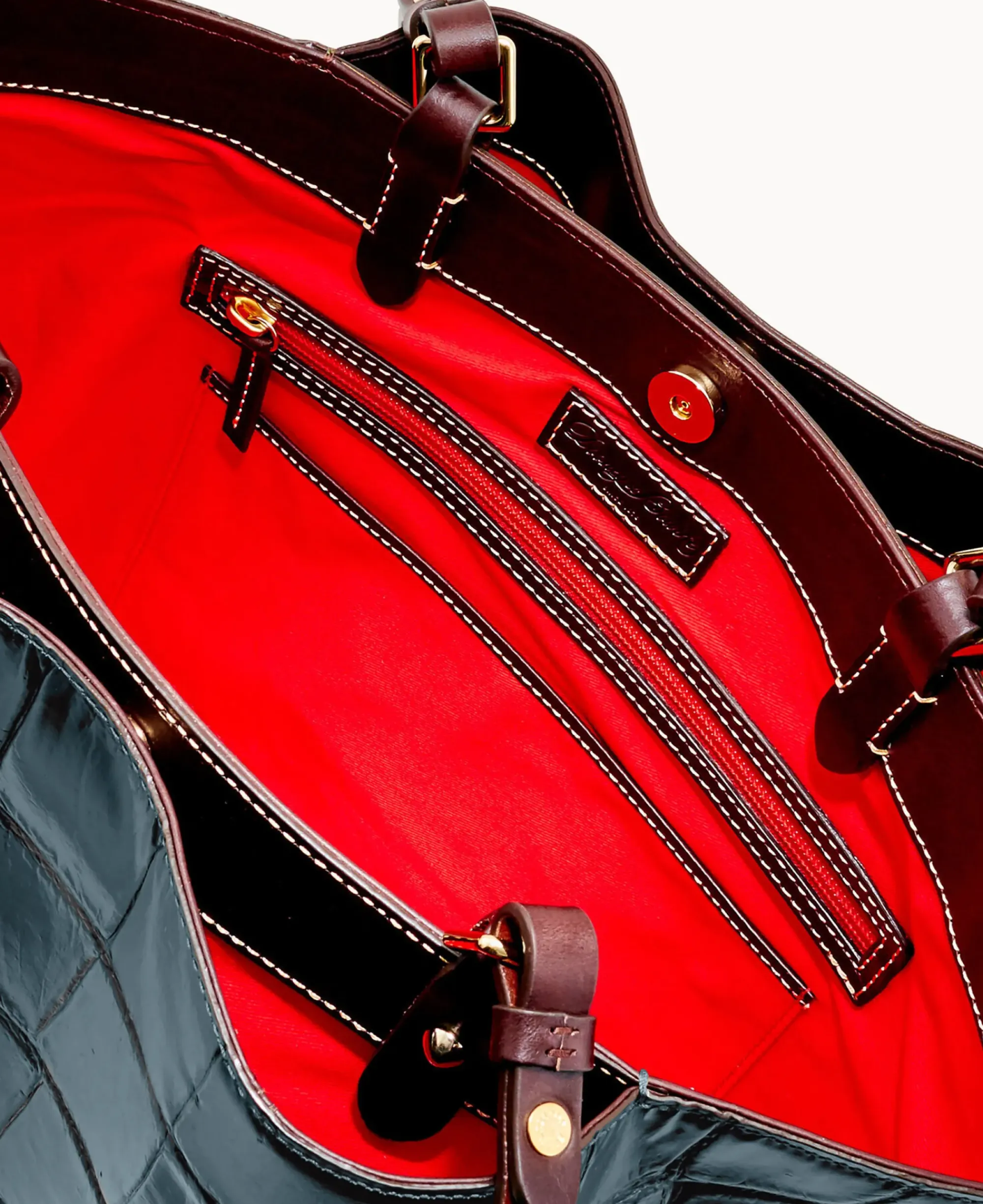 Dooney & Bourke Picnic in the Park|Exotic Leather<Denison Flynn Deep Teal