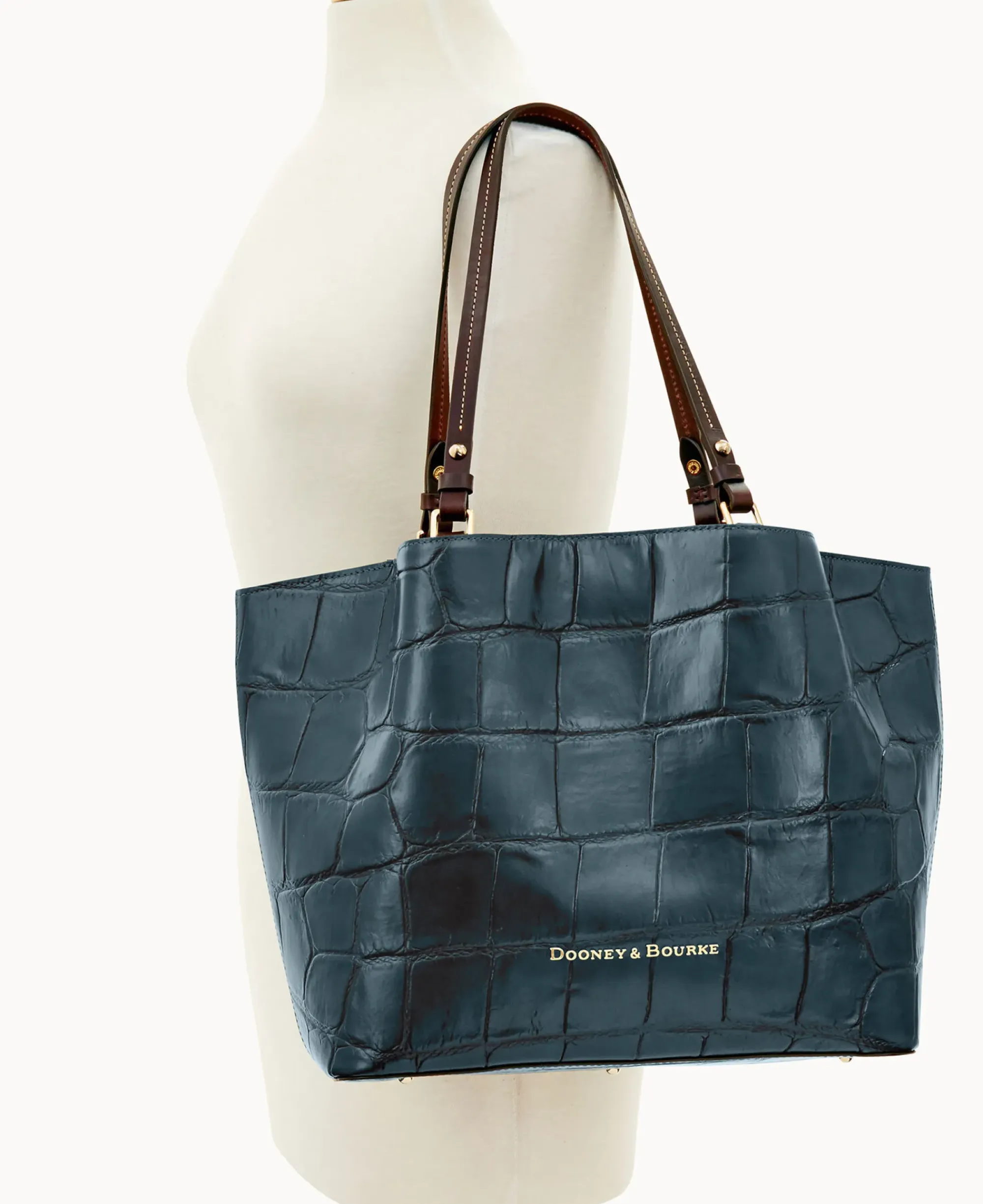 Dooney & Bourke Picnic in the Park|Exotic Leather<Denison Flynn Deep Teal