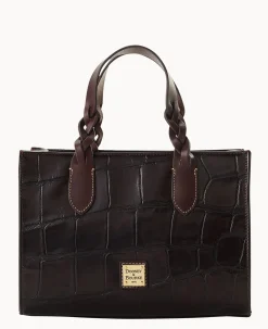 Dooney & Bourke Picnic in the Park|Exotic Leather<Denison Gia Satchel Espresso