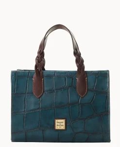 Dooney & Bourke Picnic in the Park|Exotic Leather<Denison Gia Satchel Deep Teal