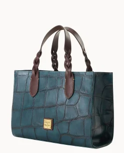 Dooney & Bourke Picnic in the Park|Exotic Leather<Denison Gia Satchel Deep Teal
