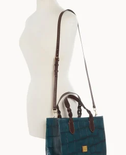 Dooney & Bourke Picnic in the Park|Exotic Leather<Denison Gia Satchel Deep Teal