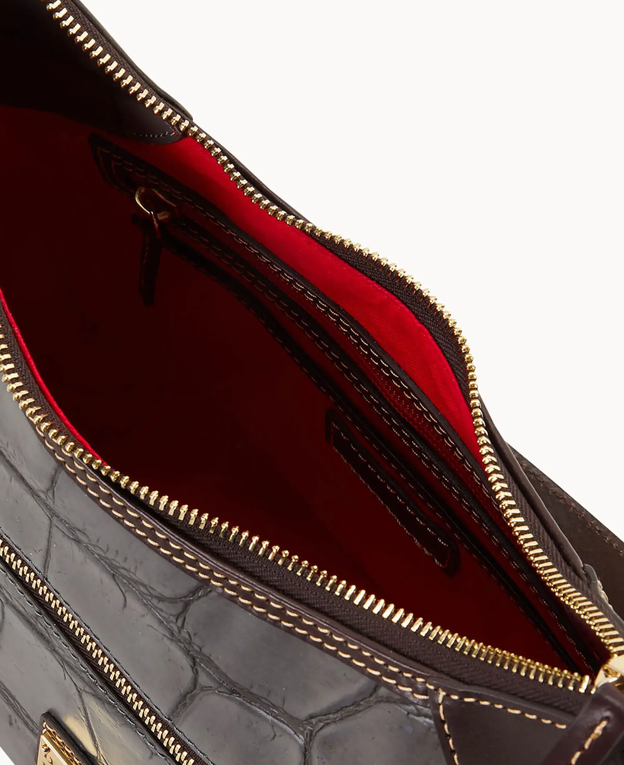 Dooney & Bourke Picnic in the Park|Exotic Leather<Denison Hobo Smoke Grey