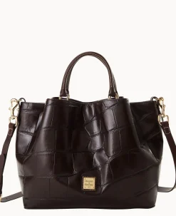 Dooney & Bourke Picnic in the Park|Exotic Leather<Denison Large Barlow Espresso