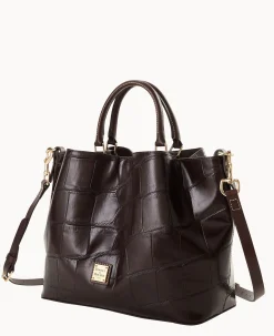 Dooney & Bourke Picnic in the Park|Exotic Leather<Denison Large Barlow Espresso